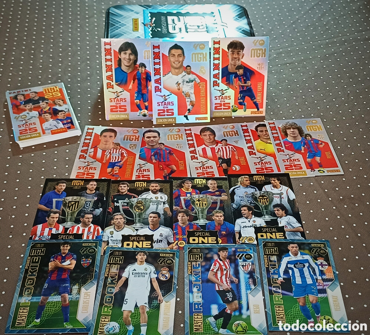 Cromos de f&uacute;tbol: Lata Tin Box Panini MGK 2026/27