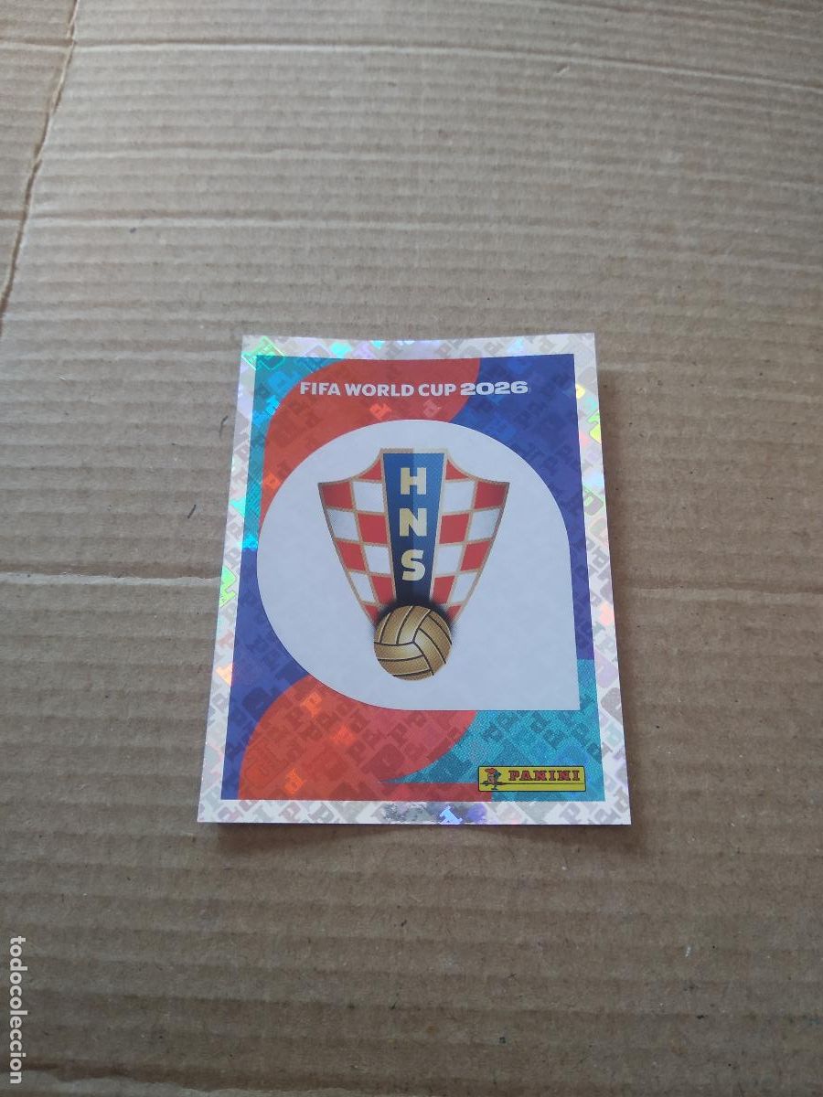 Football Stickers: CRO 1 ESCUDO CROACIA CROMO FUTBOL PANINI MUNDIAL 2026 WORLD CUP COPA DEL MUNDO