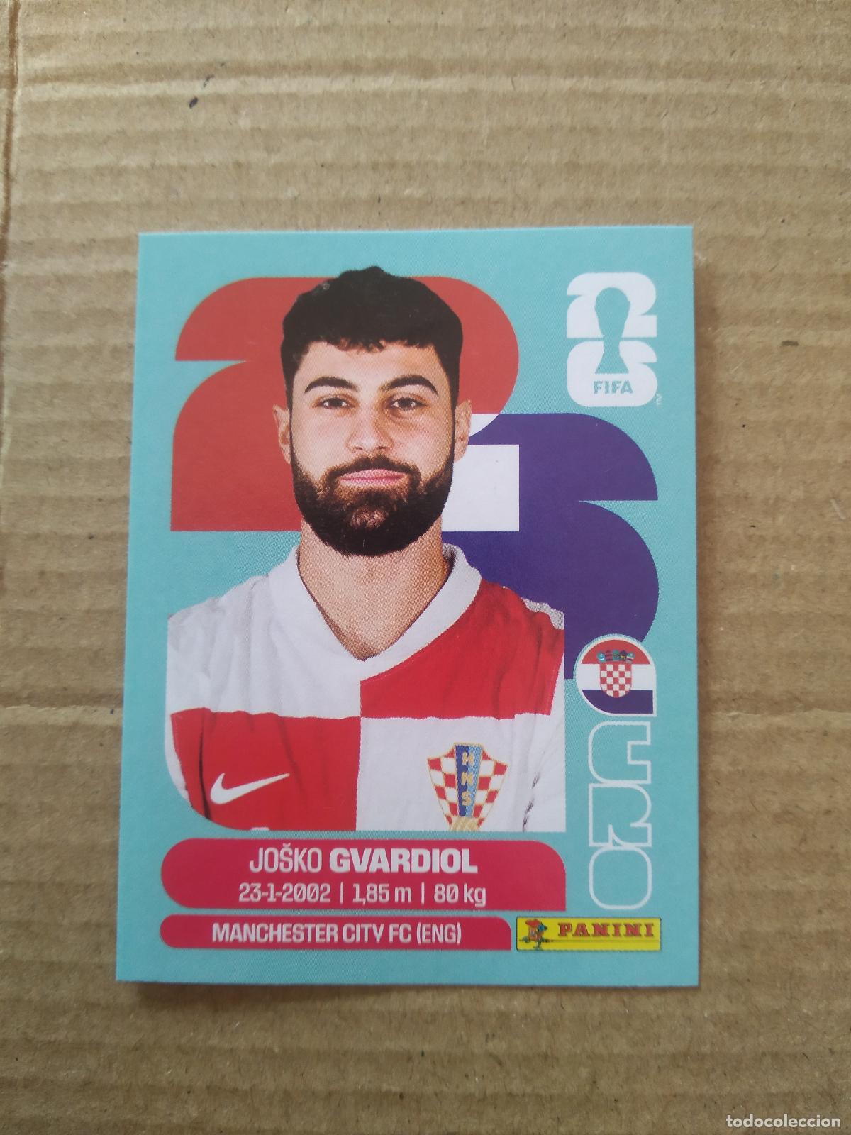 Cromos de f&uacute;tbol: CRO 4 JOSKO GVARDIOL CROACIA CROMO FUTBOL PANINI MUNDIAL 2026 WORLD CUP COPA DEL MUNDO