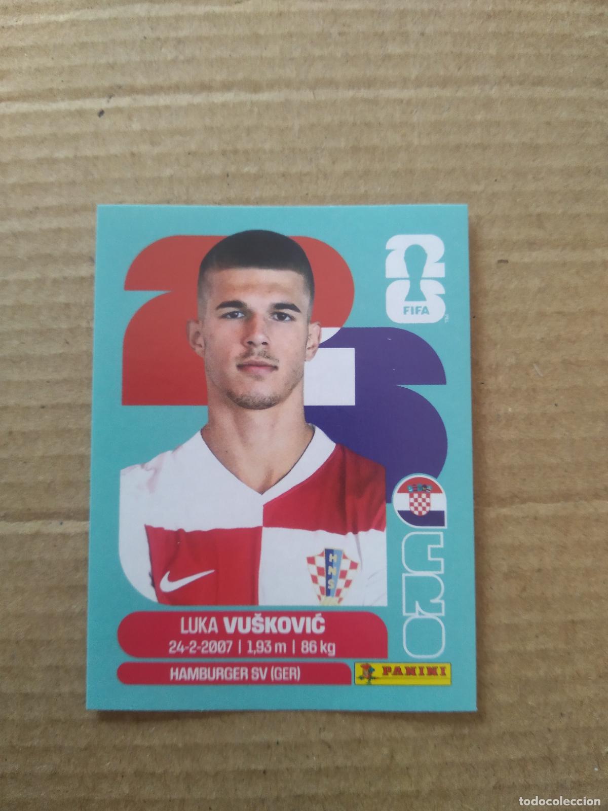 Figurine di Calcio: CRO 6 LUKA VUSKOVIC CROACIA CROMO FUTBOL PANINI MUNDIAL 2026 WORLD CUP COPA DEL MUNDO
