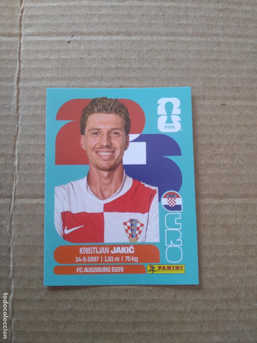 Figurine di Calcio: CRO 8 KRISTIJAN JAKIC CROACIA CROMO FUTBOL PANINI MUNDIAL 2026 WORLD CUP COPA DEL MUNDO