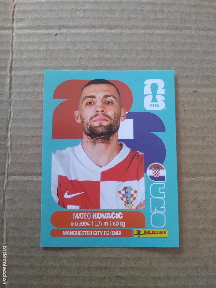 Cartes &agrave; collectionner de Football: CRO 10 MATEO KOVACIC CROACIA CROMO FUTBOL PANINI MUNDIAL 2026 WORLD CUP COPA DEL MUNDO
