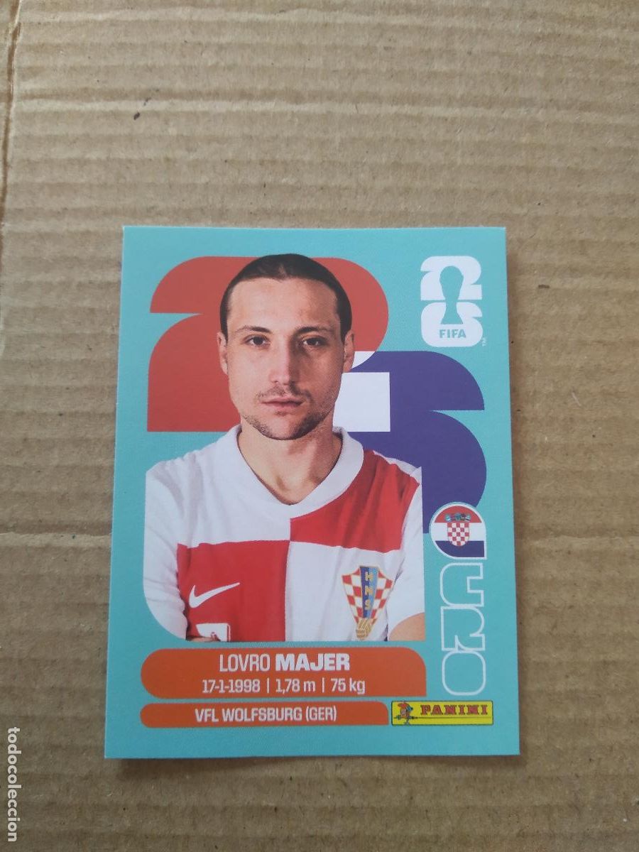Figurine di Calcio: CRO 12 LOVRO MAJER CROACIA CROMO FUTBOL PANINI MUNDIAL 2026 WORLD CUP COPA DEL MUNDO
