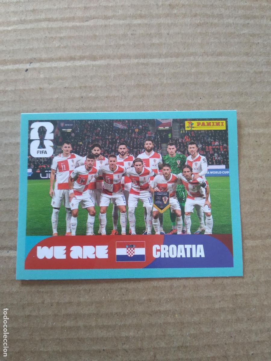 Figurine di Calcio: CRO 13 EQUIPO PLANTILLA CROACIA CROMO FUTBOL PANINI MUNDIAL 2026 WORLD CUP COPA DEL MUNDO