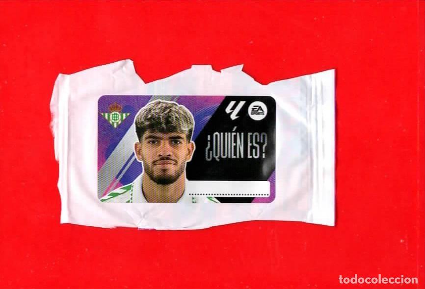 Cromos de f&uacute;tbol: Abde REAL BETIS &iquest;QUI&Eacute;N ES? - CROMO CHICLE LIGA ESTE 2025-2026 25 26