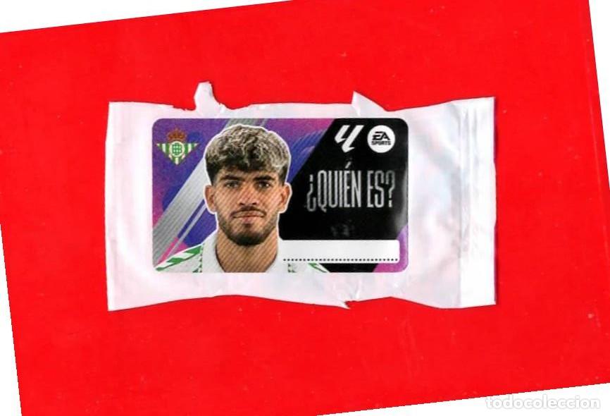 Cromos de f&uacute;tbol: Abde REAL BETIS &iquest;QUI&Eacute;N ES? - CROMO CHICLE LIGA ESTE 2025-2026 25 26