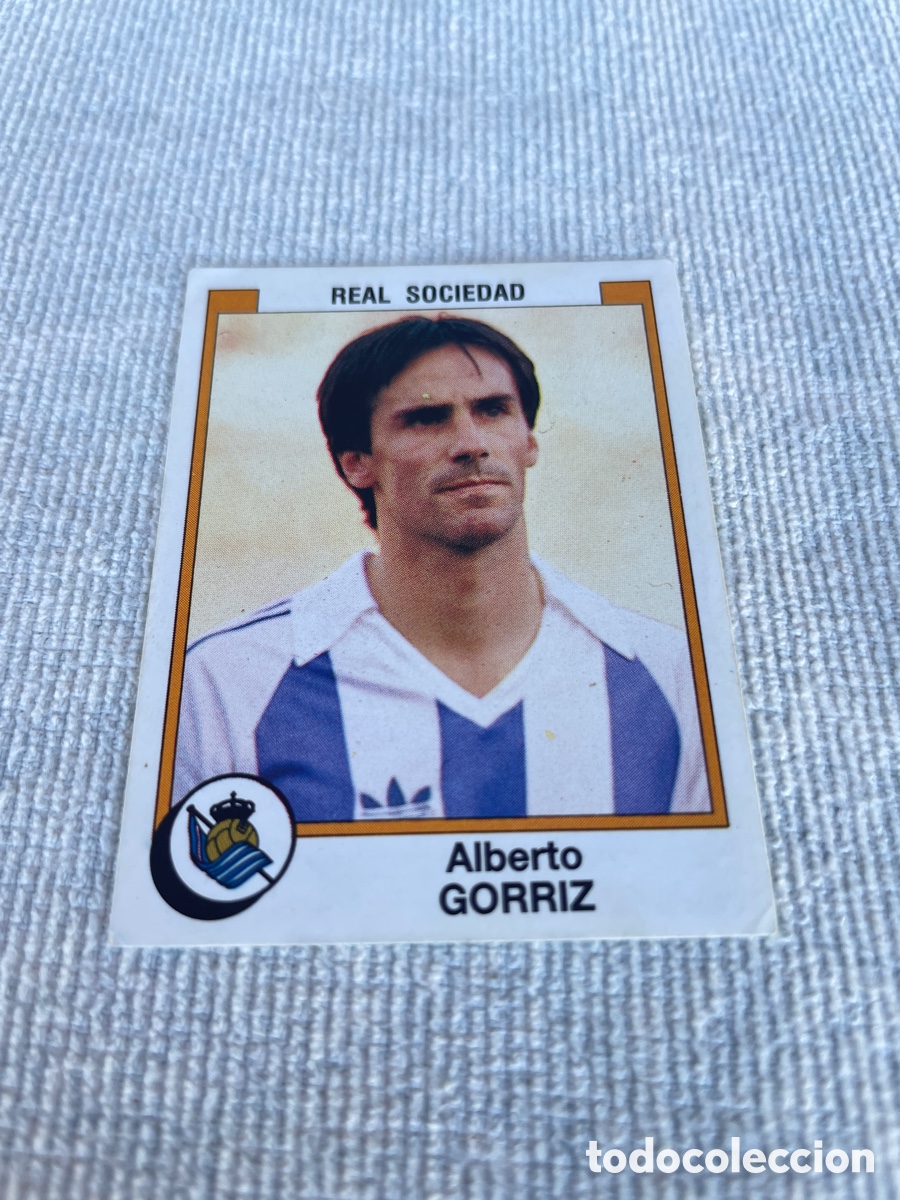 Cromos de f&uacute;tbol: F&Uacute;TBOL 88 cromo 314 GORRIZ Sin Pegar