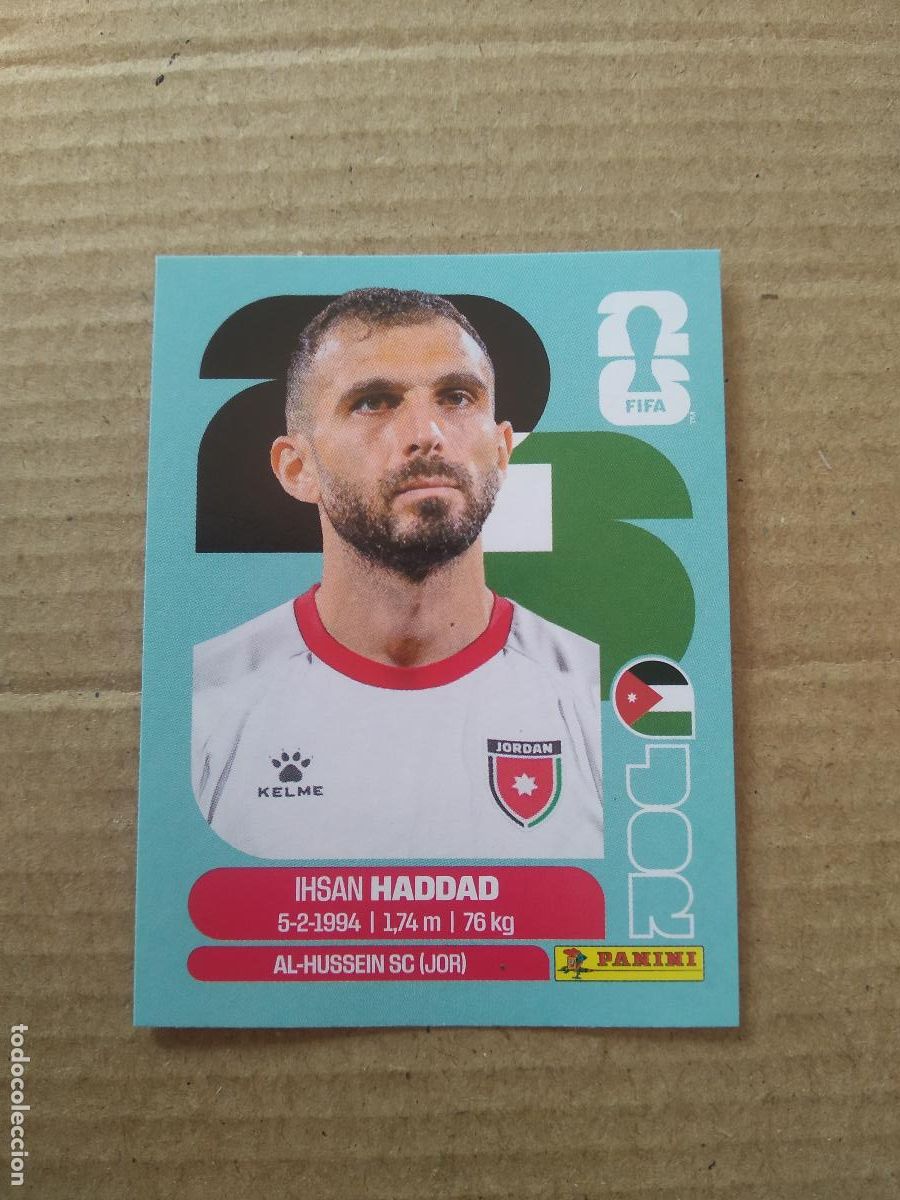 Cromos de f&uacute;tbol: JOR 3 ihsan haddad JORDANIA CROMO FUTBOL PANINI MUNDIAL 2026 WORLD CUP COPA DEL MUNDO