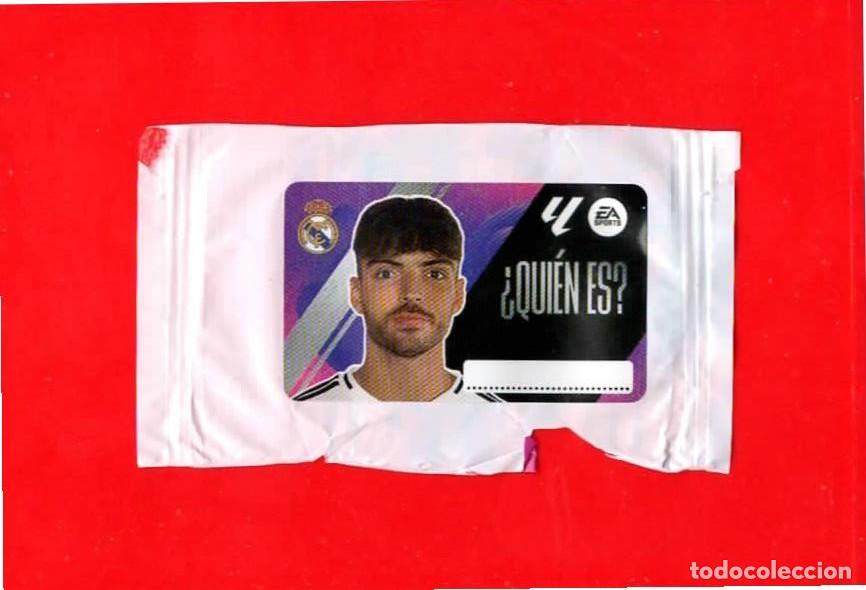 Cromos de f&uacute;tbol: Asencio REAL MADRID &iquest;QUI&Eacute;N ES? - CROMO CHICLE LIGA ESTE 2025-2026 25 26