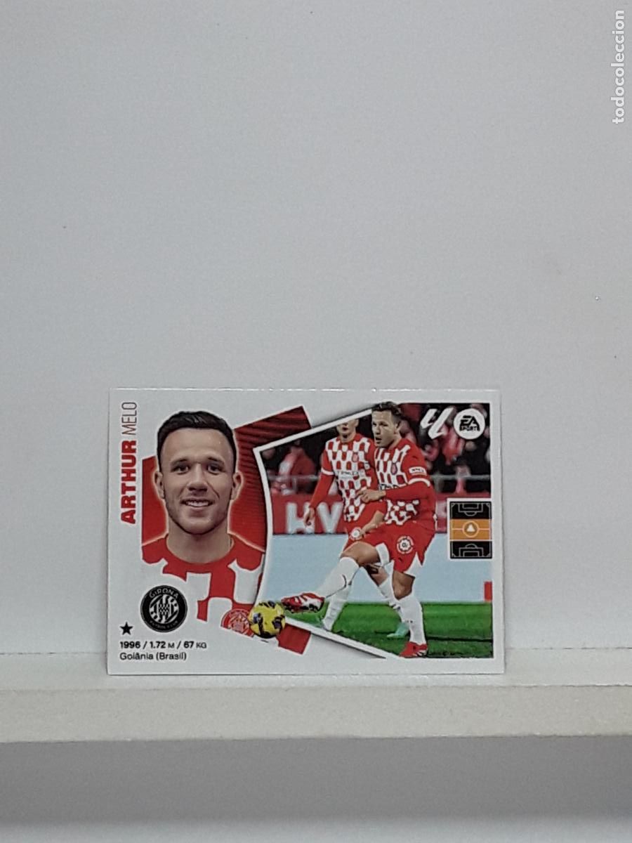 Cromos de f&uacute;tbol: LALIGA ESTE 2024 2025 EA SPORTS 24 25 ALBUM PANINI LIGA N 24 GIRONA MERCADO INVIERNO ARTHUR MELO