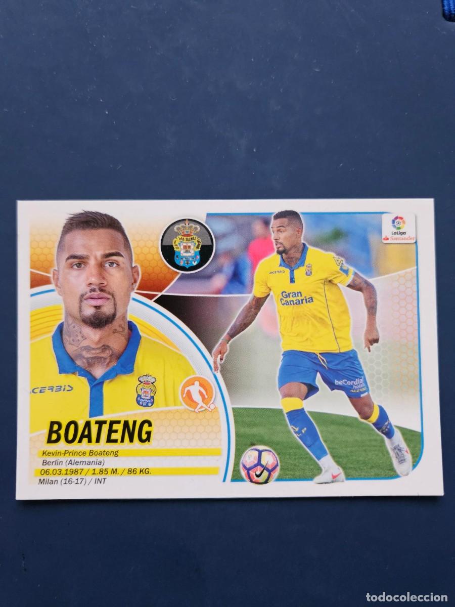 Cromos de f&uacute;tbol: FICHAJE 33 BOATENG LAS PALMAS LOGO NUEVO LIGA ESTE 16 17 2016 2017 SIN PEGAR NUNCA PEGADO