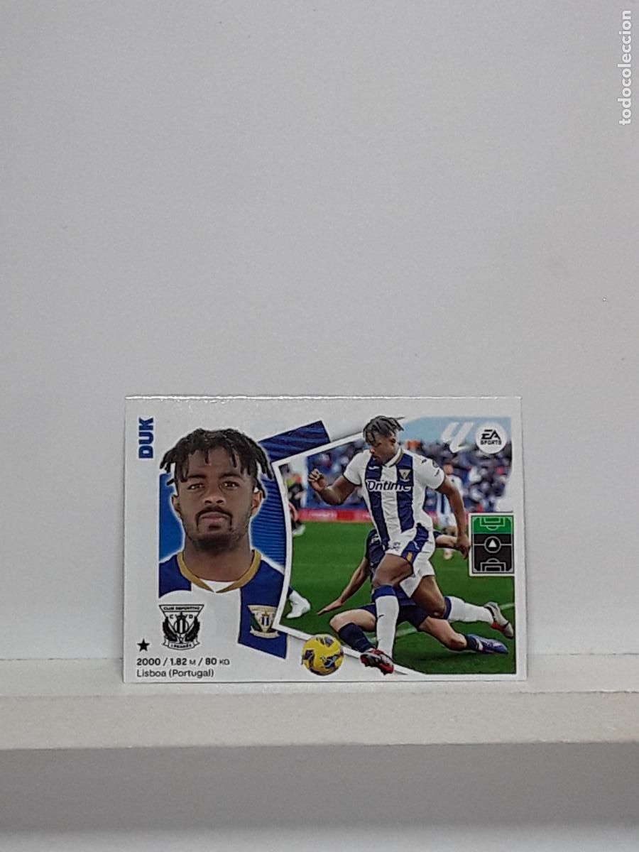 Cromos de f&uacute;tbol: LALIGA ESTE 2024 2025 EA SPORTS 24 25 ALBUM PANINI LIGA N 28 LEGANES MERCADO INVIERNO DUK