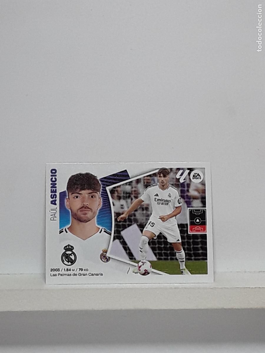 Cromos de f&uacute;tbol: LALIGA ESTE 2024 2025 EA SPORTS 24 25 ALBUM PANINI LIGA N 29 REAL MADRID MERCADO INVIERNO ASENCIO