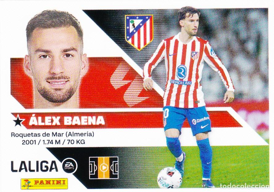 Cromos de f&uacute;tbol: ESTE 2026-27 * &Aacute;LEX BAENA * N&ordm; 15 - DEL AT. MADRID (NUEVO DE SOBRE) (A-20)