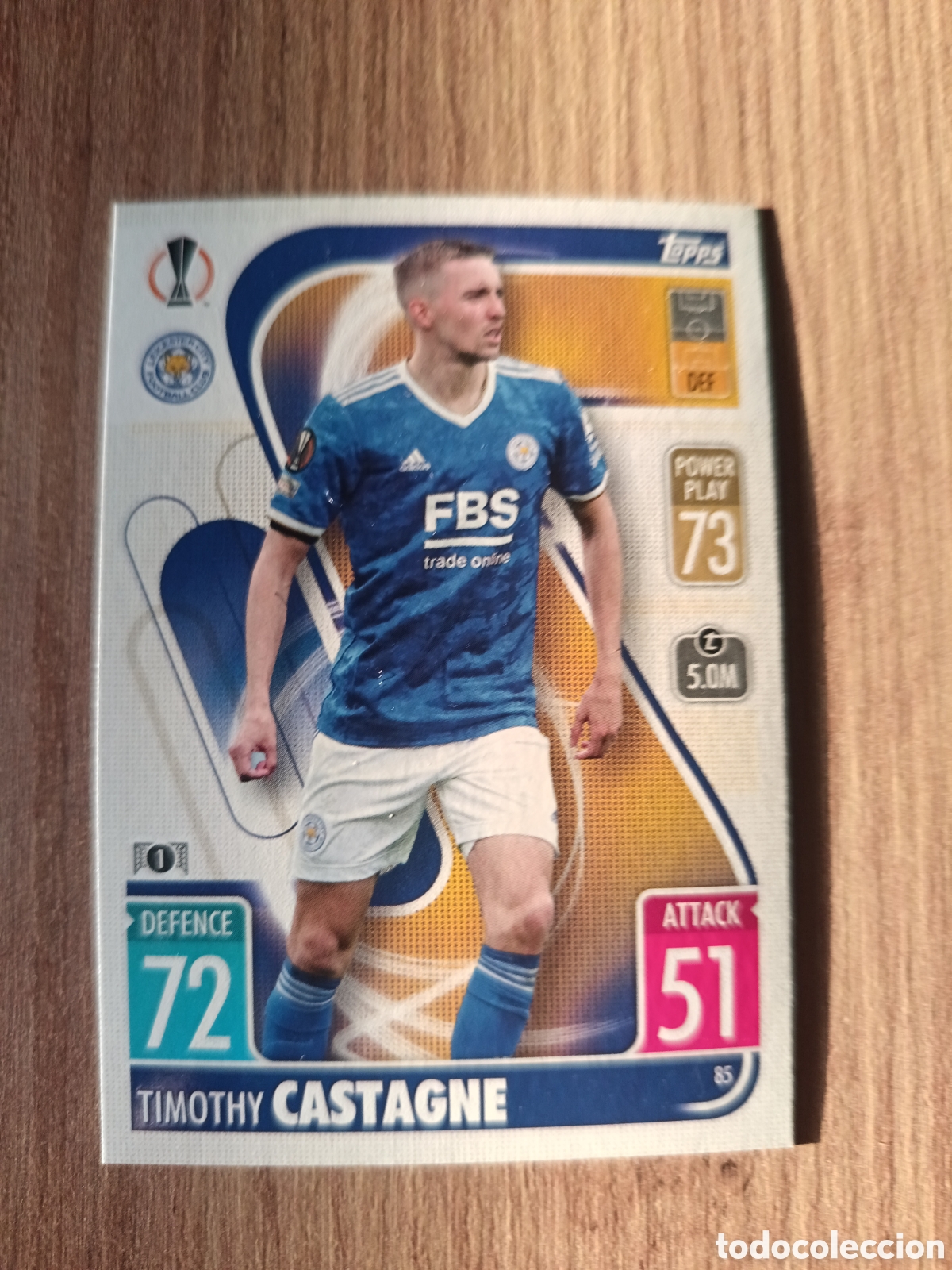 Cromos de f&uacute;tbol: 85 Castagne CHAMPIONS LEAGUE MATCH ATTAX TOPPS 2021-2022 21-22
