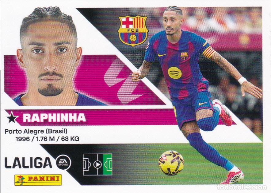 Cromos de f&uacute;tbol: ESTE 2026-27 * RAPHINHA * N&ordm; 19 - DEL BARCELONA (NUEVO DE SOBRE) (A-20)