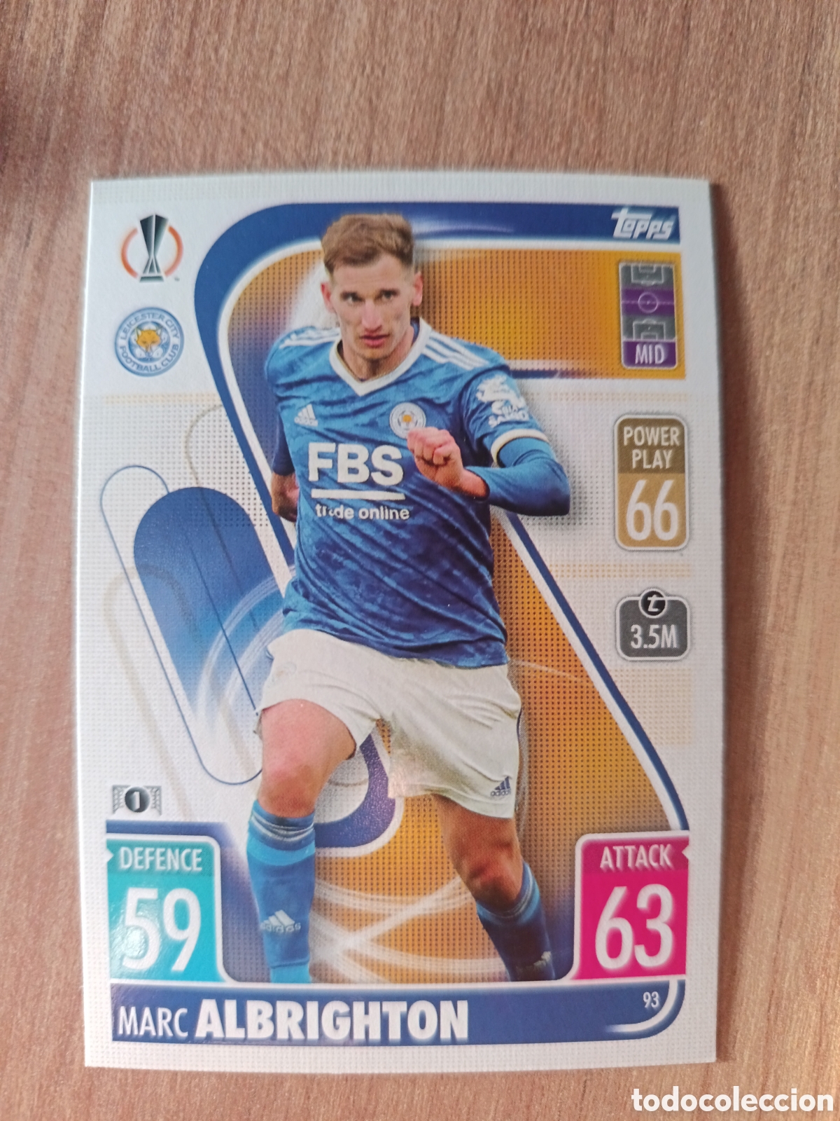 Cromos de f&uacute;tbol: 93 AlBrighton CHAMPIONS LEAGUE MATCH ATTAX TOPPS 2021-2022 21-22