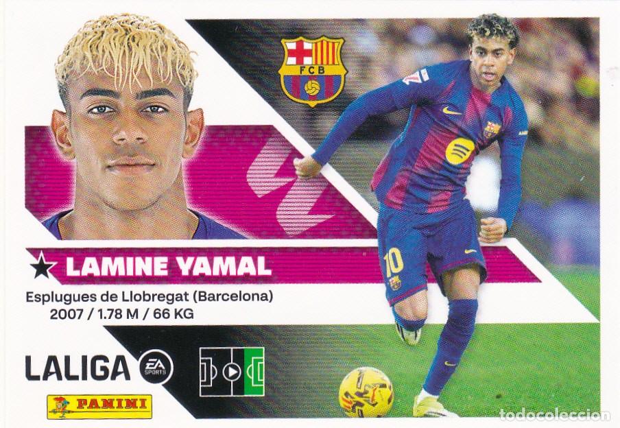 Cromos de f&uacute;tbol: ESTE 2026-27 * LAMINE YAMAL * N&ordm; 20 - DEL BARCELONA (NUEVO DE SOBRE) (A-20)