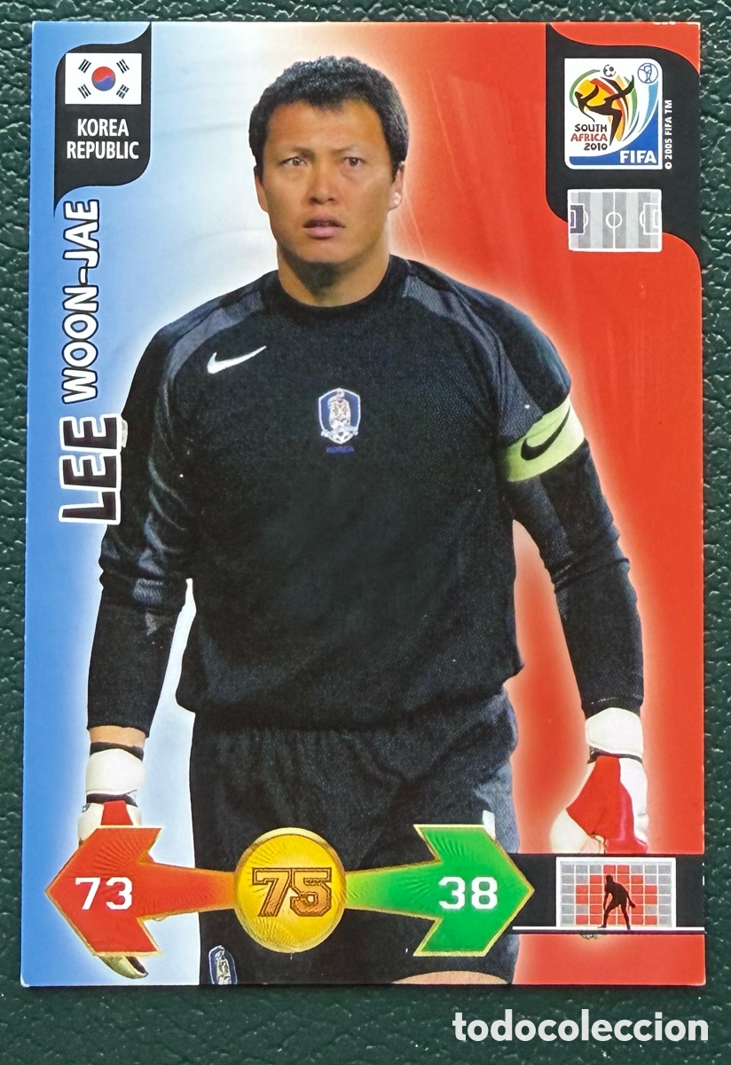 Football Stickers: LEE WOON-JAE COREA DEL SUR FICHAS ALBUM ADRENALYN XL MUNDIAL SOUTH AFRICA 2010