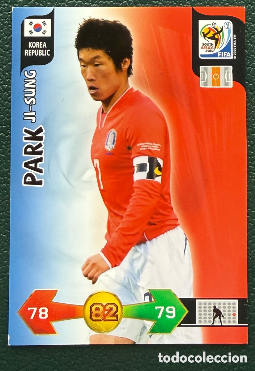 Football Stickers: PARK JI-SUNG COREA DEL SUR FICHAS ALBUM ADRENALYN XL MUNDIAL SOUTH AFRICA 2010