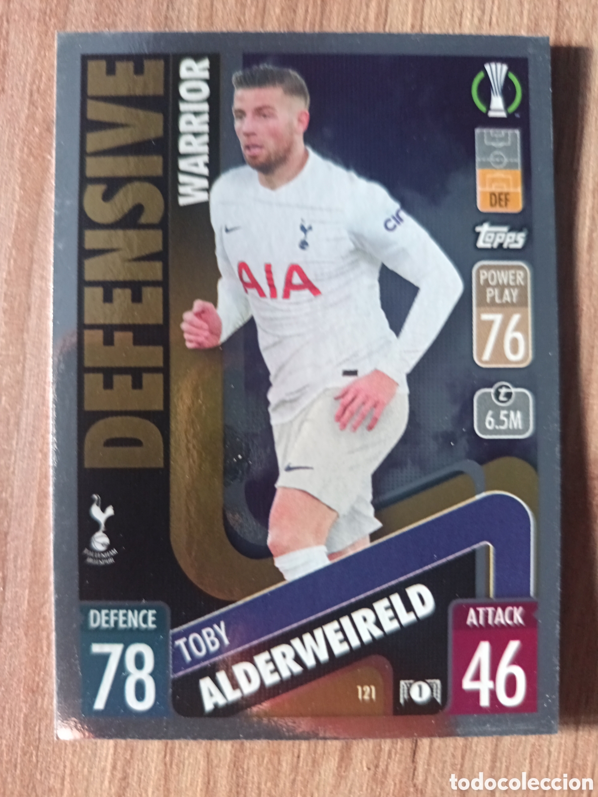 Football Stickers: 121 Alderweireld CHAMPIONS LEAGUE MATCH ATTAX TOPPS 2021-2022 21-22