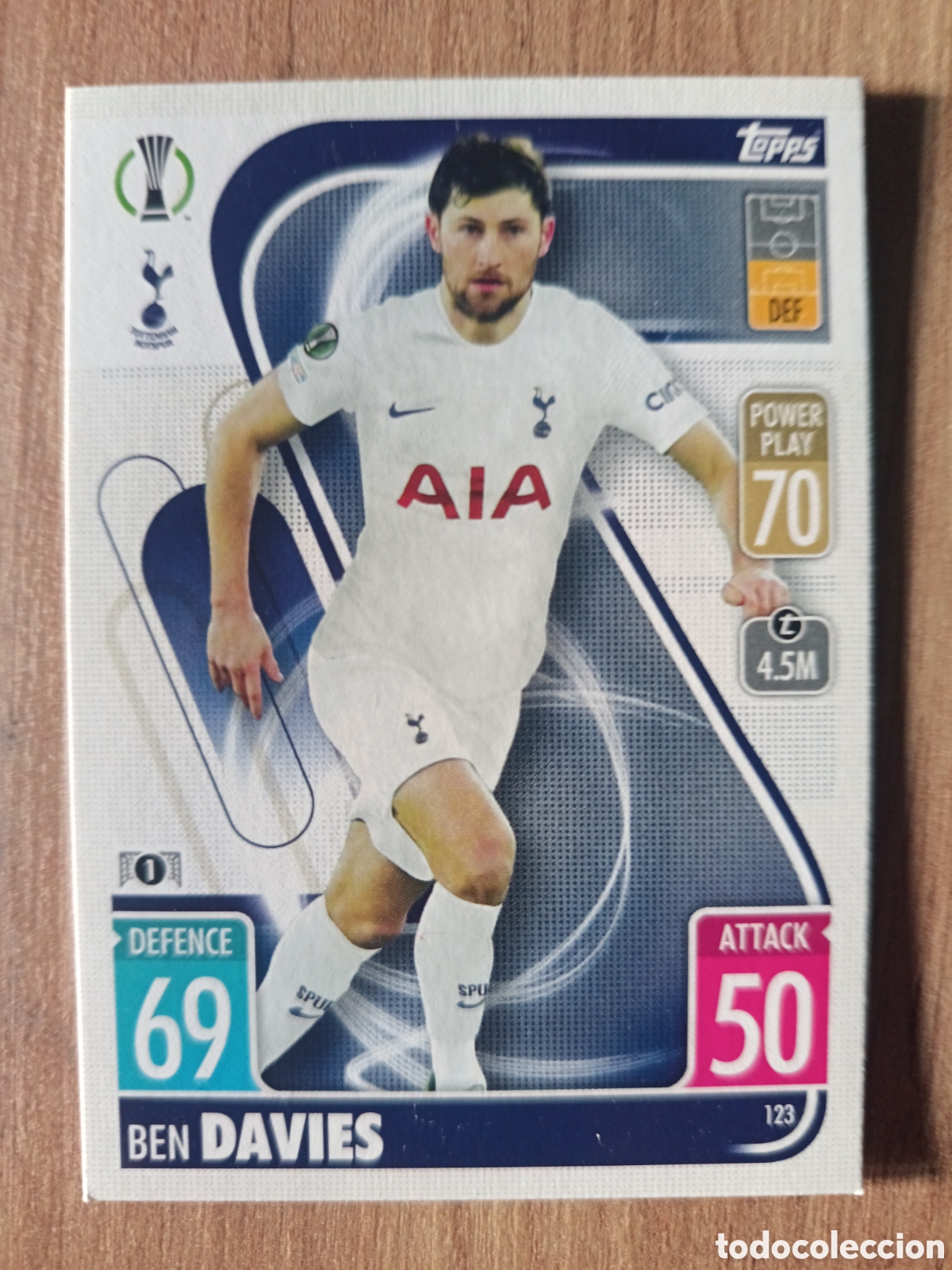Football Stickers: 123 Davies CHAMPIONS LEAGUE MATCH ATTAX TOPPS 2021-2022 21-22
