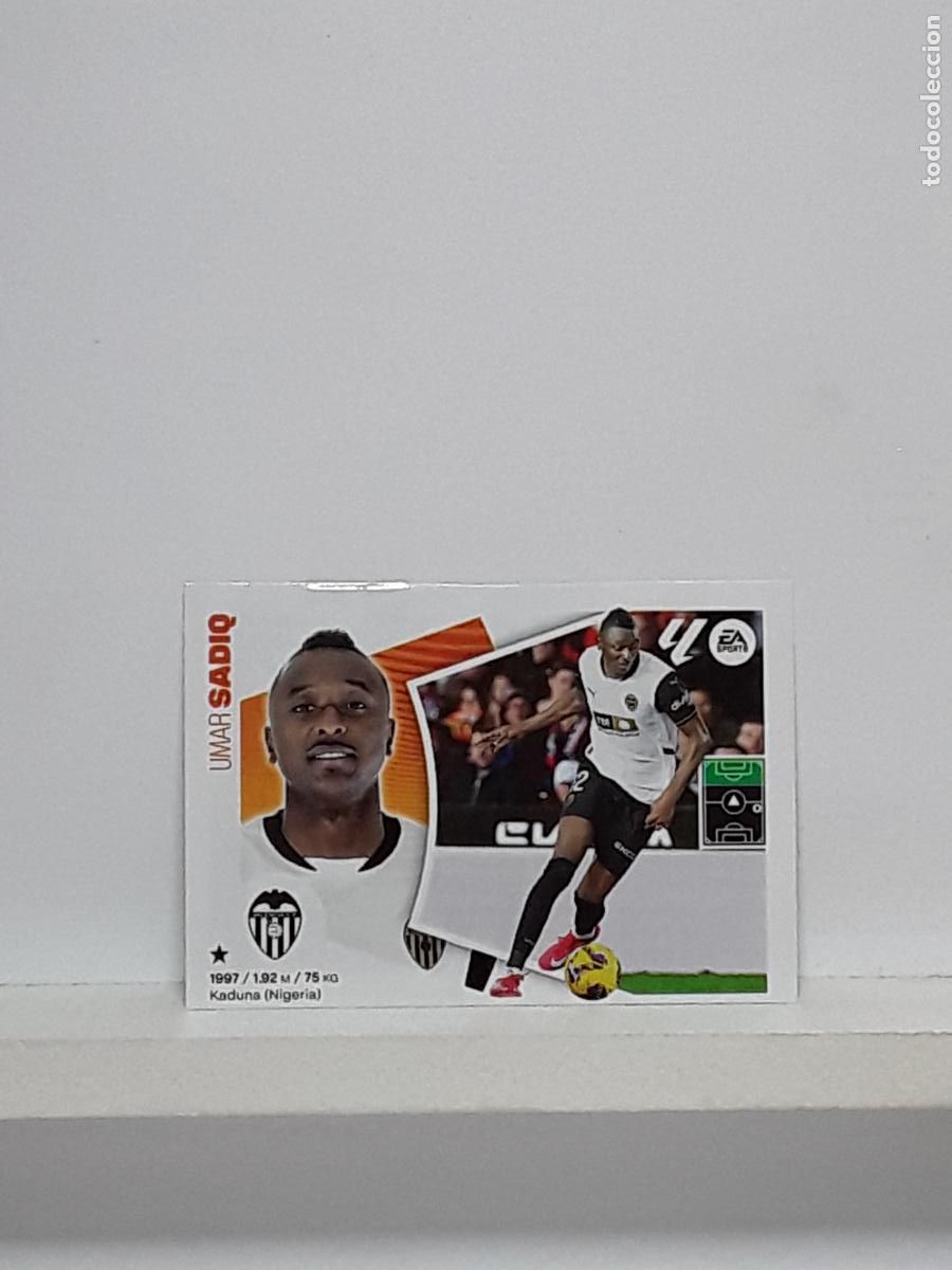 Football Stickers: LALIGA ESTE 2024 2025 EA SPORTS 24 25 ALBUM PANINI LIGA N 35 VALENCIA MERCADO INVIERNO UMAR SADIQ