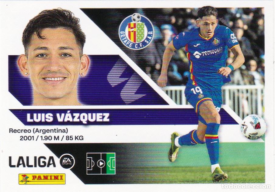 Football Stickers: ESTE 2026-27 * LUIS V&Aacute;ZQUEZ * N&ordm; 19 - DEL GETAFE (NUEVO DE SOBRE) (A-20)