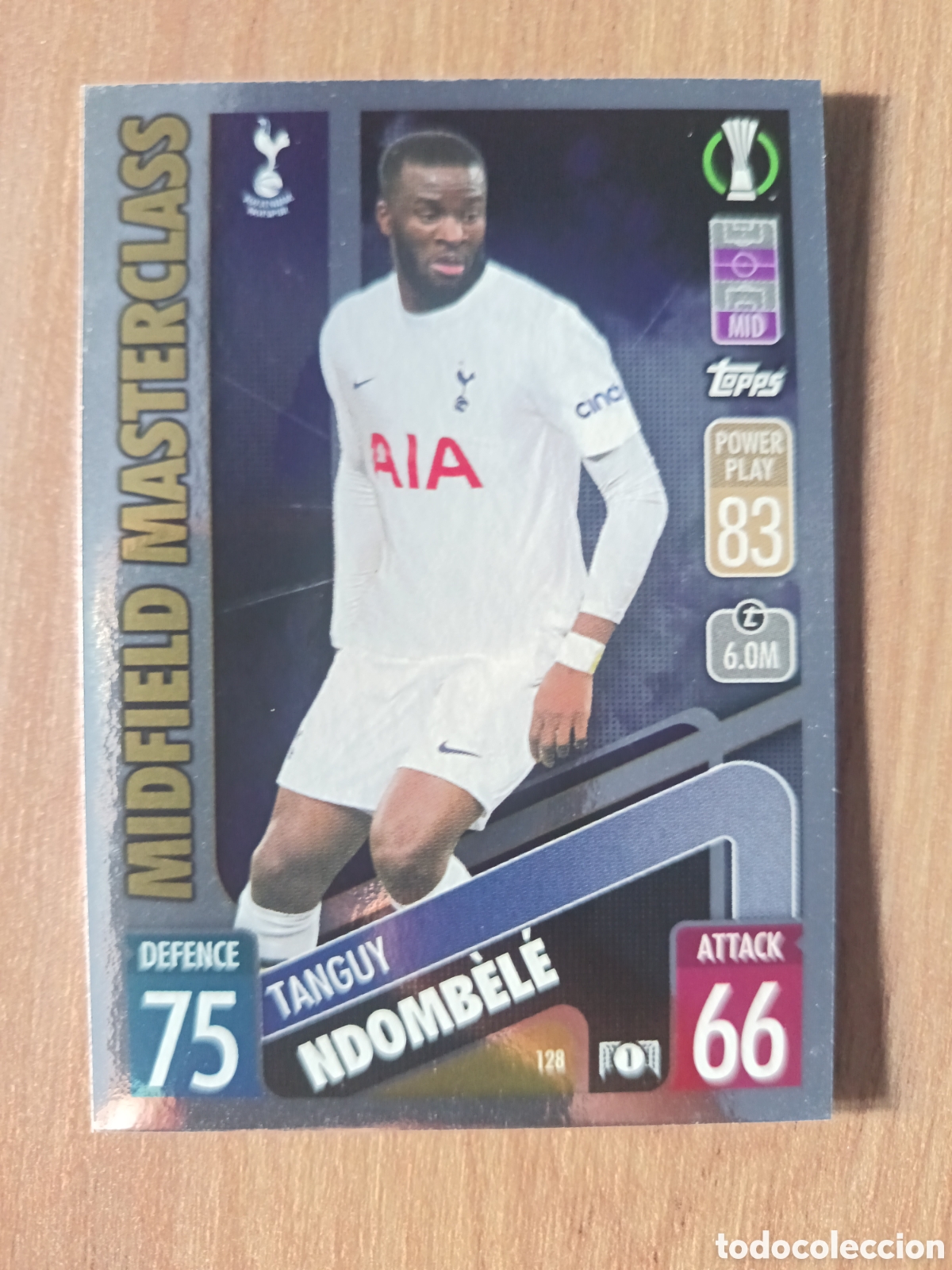 Cromos de Futebol: 128 Ndombele CHAMPIONS LEAGUE MATCH ATTAX TOPPS 2021-2022 21-22