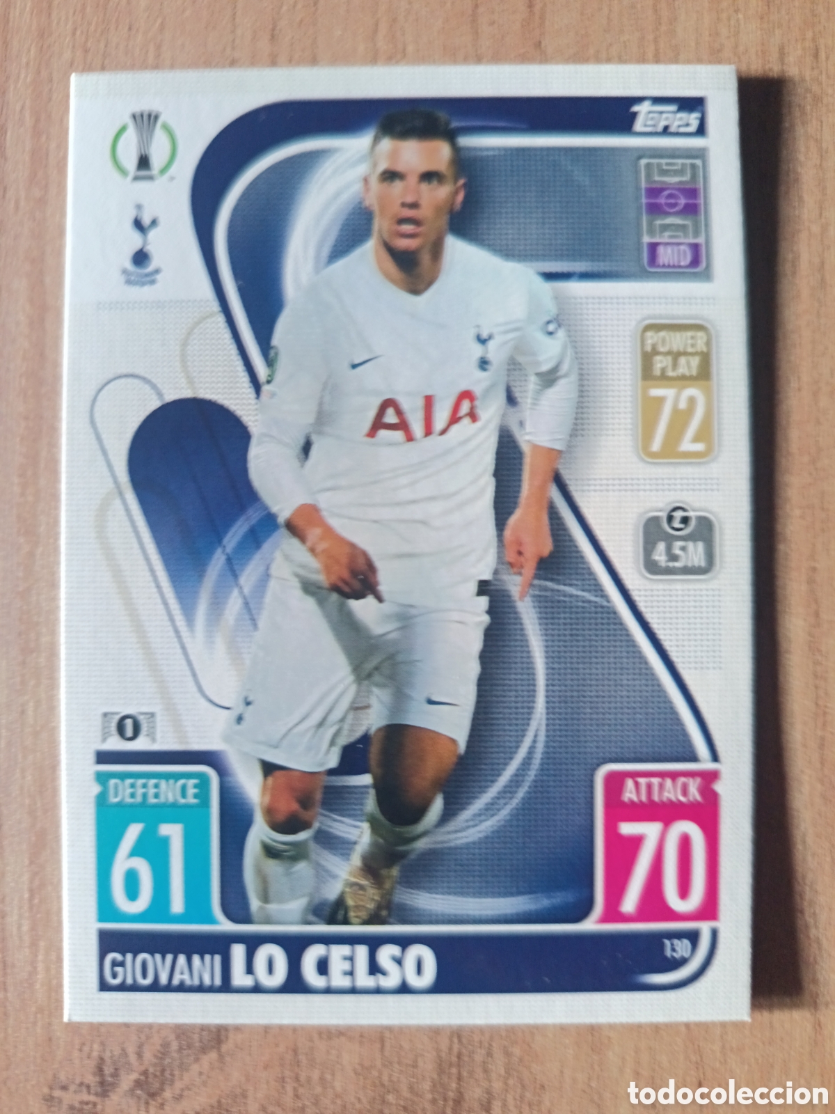 Cromos de Futebol: 130 Lo Celso CHAMPIONS LEAGUE MATCH ATTAX TOPPS 2021-2022 21-22