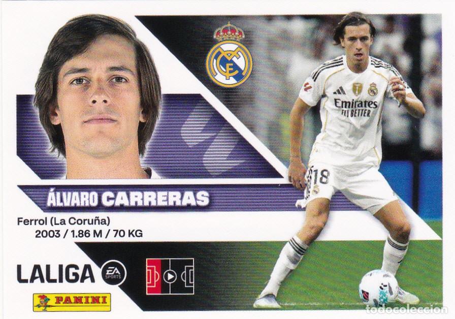 Cromos de Futebol: ESTE 2026-27 * CARRERAS * N&ordm; 10A - DEL REAL MADRID (NUEVO DE SOBRE) (A-20)