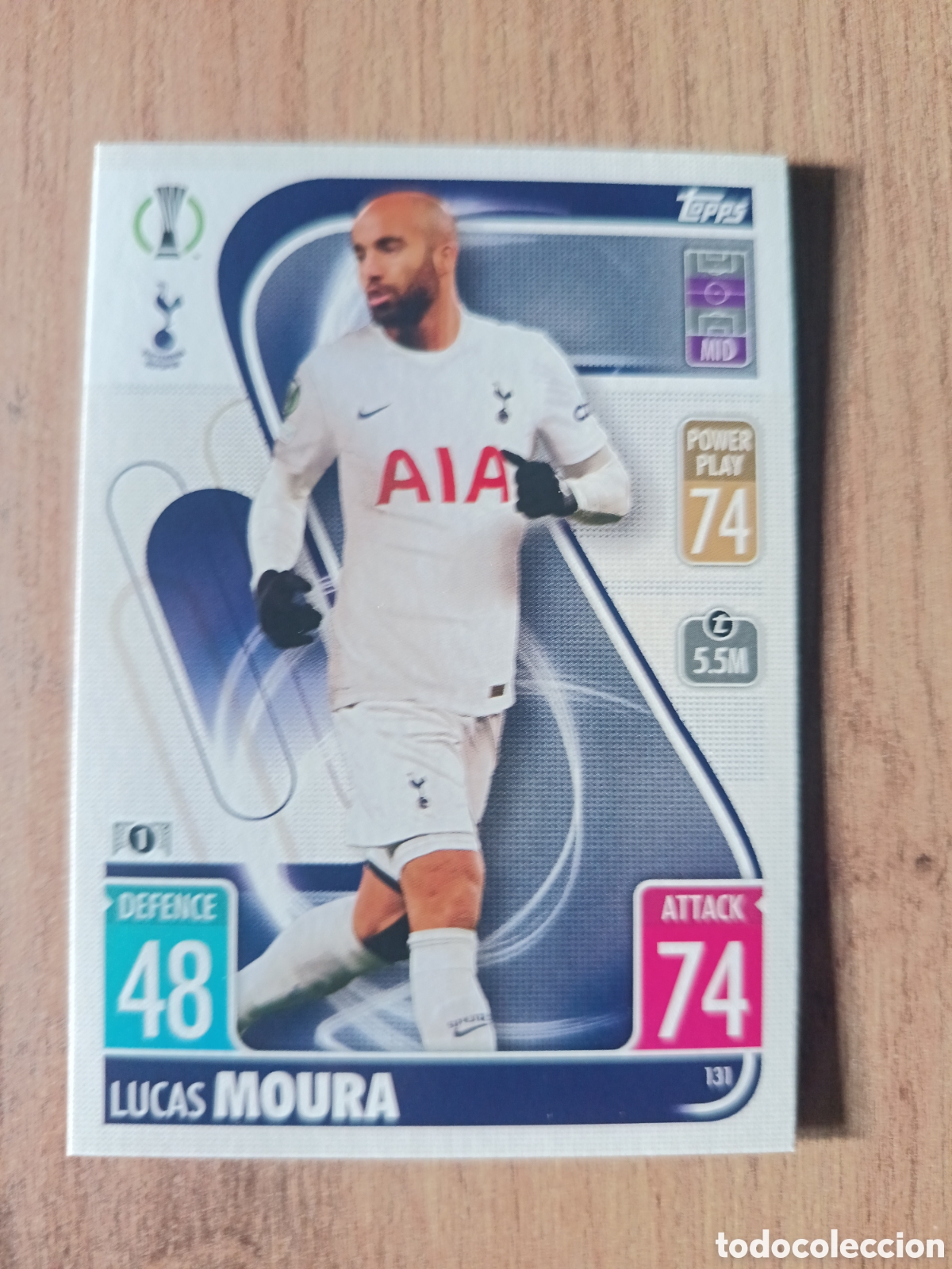 Cromos de Futebol: 131 Moura CHAMPIONS LEAGUE MATCH ATTAX TOPPS 2021-2022 21-22
