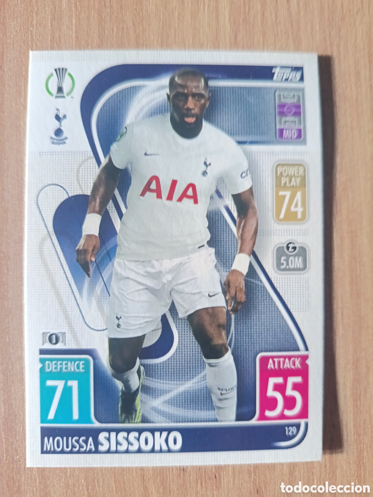 Cromos de Futebol: 129 Sissoko CHAMPIONS LEAGUE MATCH ATTAX TOPPS 2021-2022 21-22