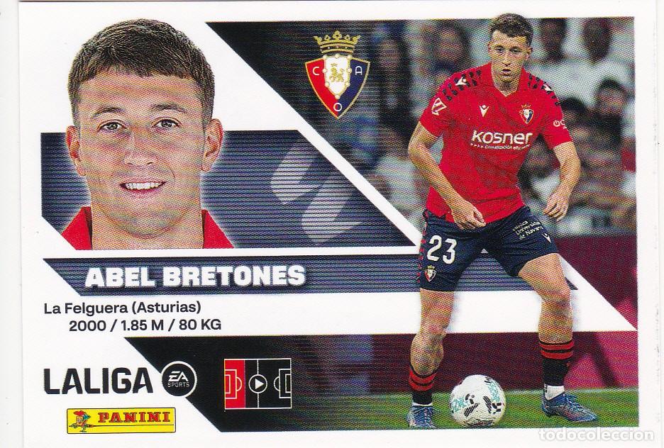 Cromos de f&uacute;tbol: ESTE 2026-27 * ABEL BRETONES * N&ordm; 9 - DEL OSASUNA (NUEVO DE SOBRE) (A-20)