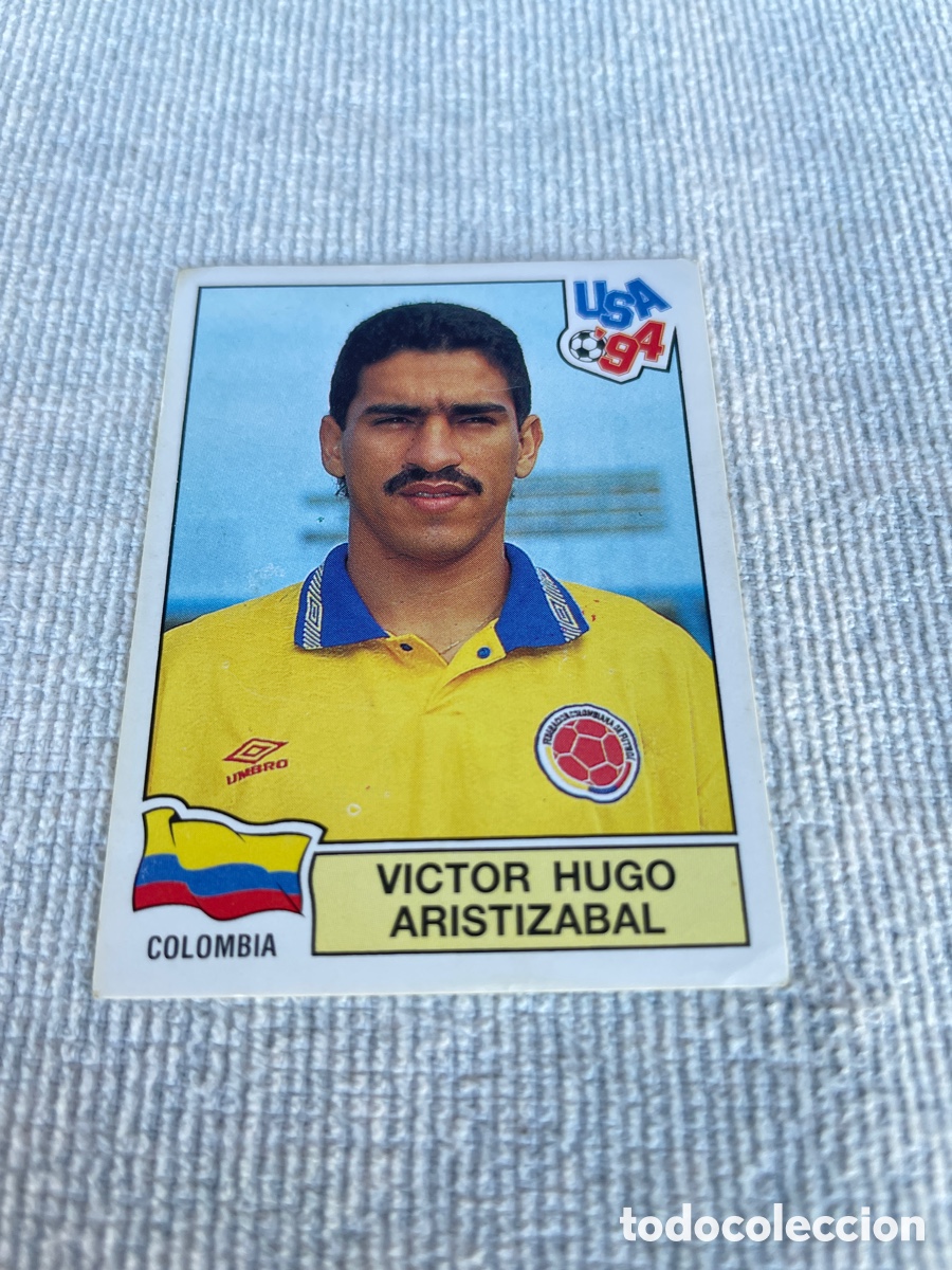 Cromos de f&uacute;tbol: USA 94 cromo 70 VICTOR HUGO ARISTIZABAL Sin Pegar