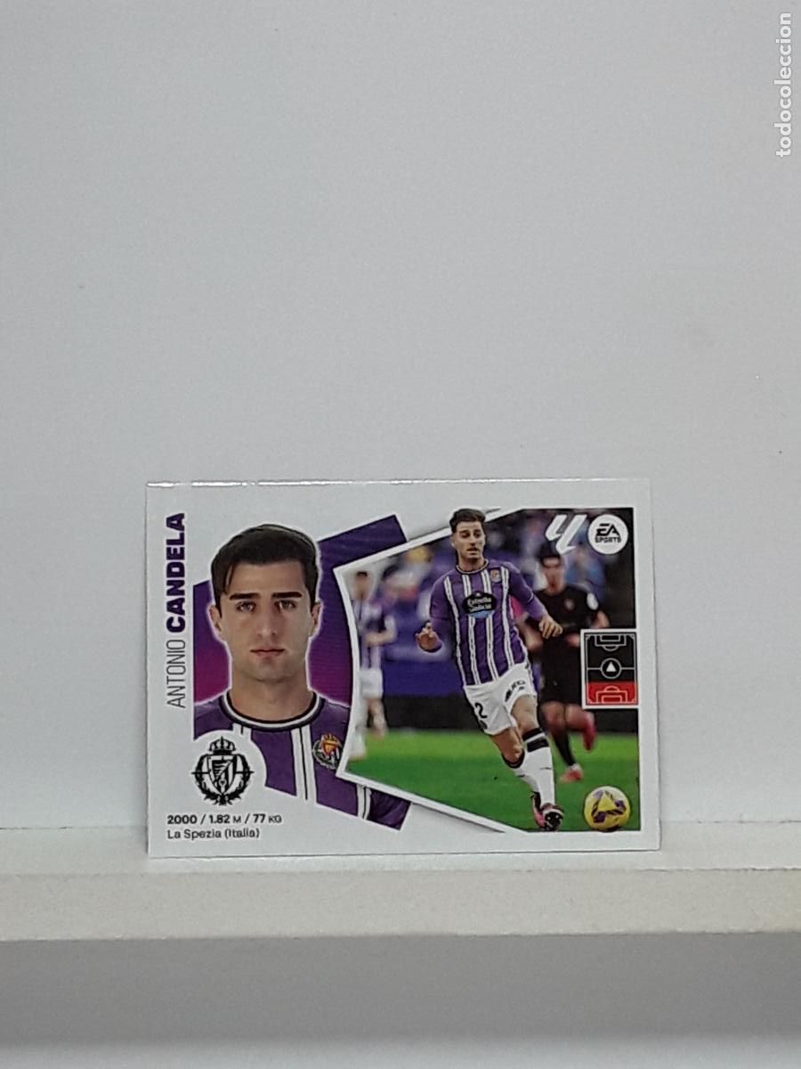 Cromos de f&uacute;tbol: LALIGA ESTE 2024 2025 EA SPORTS 24 25 ALBUM PANINI LIGA N 36 VALLADOLID MERCADO INVIERNO CANDELA