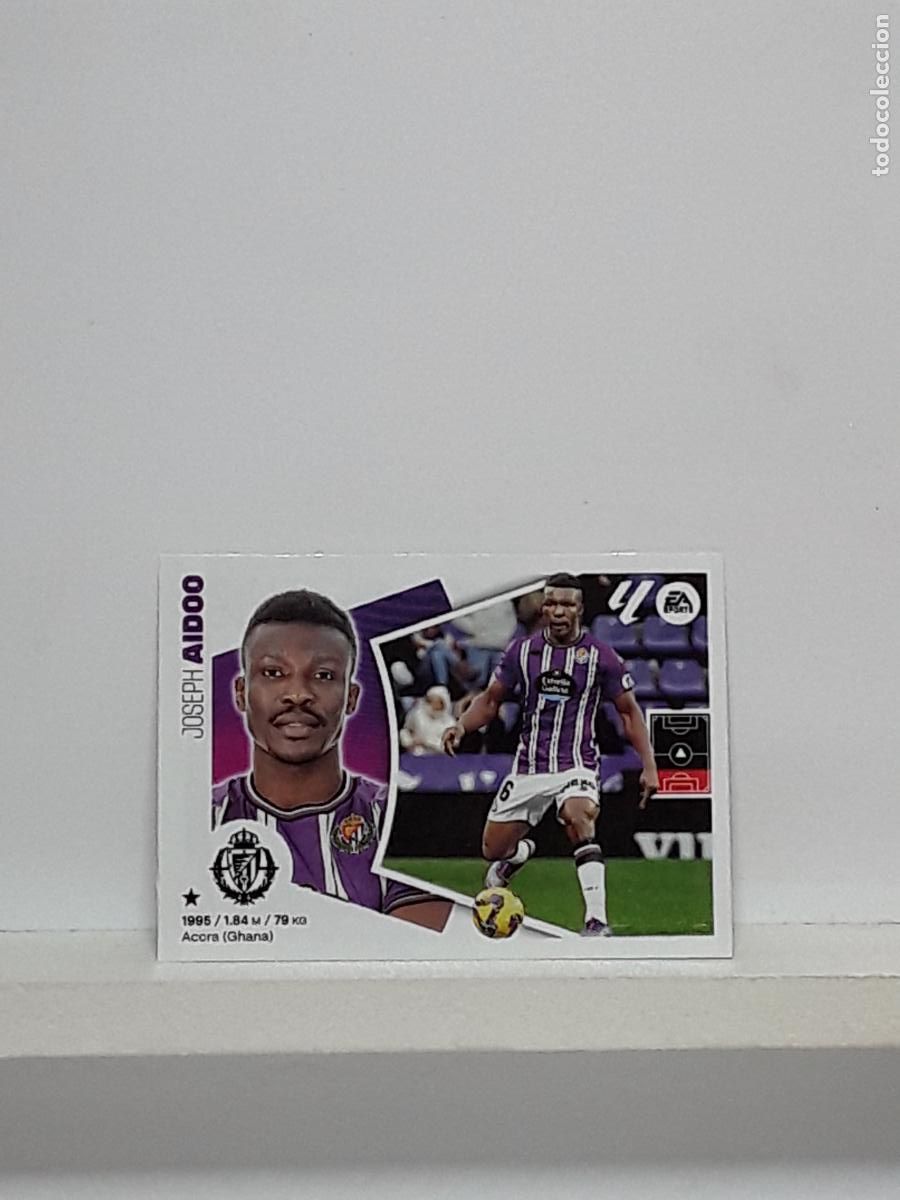 Cromos de f&uacute;tbol: LALIGA ESTE 2024 2025 EA SPORTS 24 25 ALBUM PANINI LIGA N 37 VALLADOLID MERCADO INVIERNO AIDOO