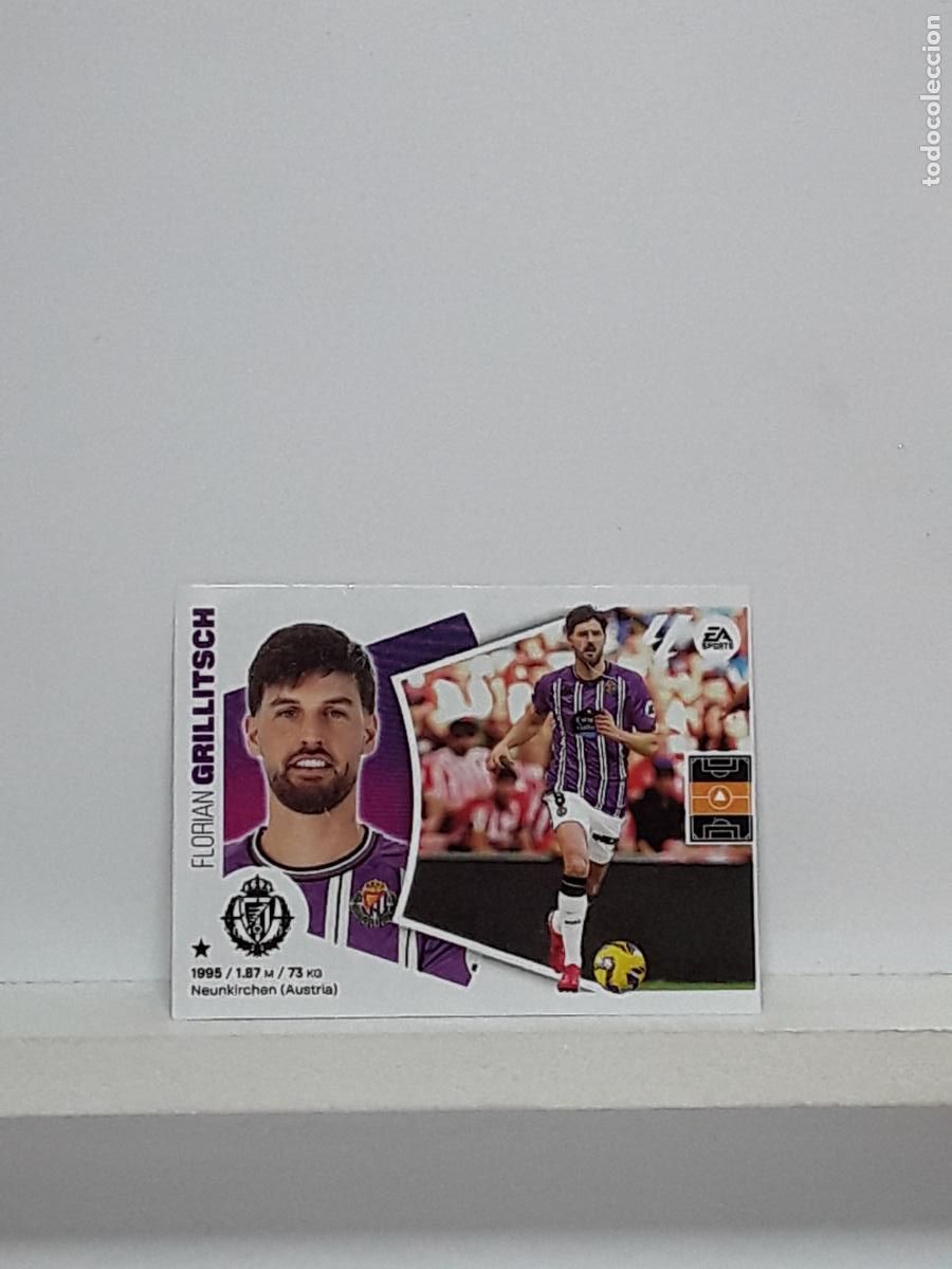 Cromos de f&uacute;tbol: LALIGA ESTE 2024 2025 EA SPORTS 24 25 ALBUM PANINI LIGA N 38 VALLADOLID MERCADO INVIERNO GRILLITSCH