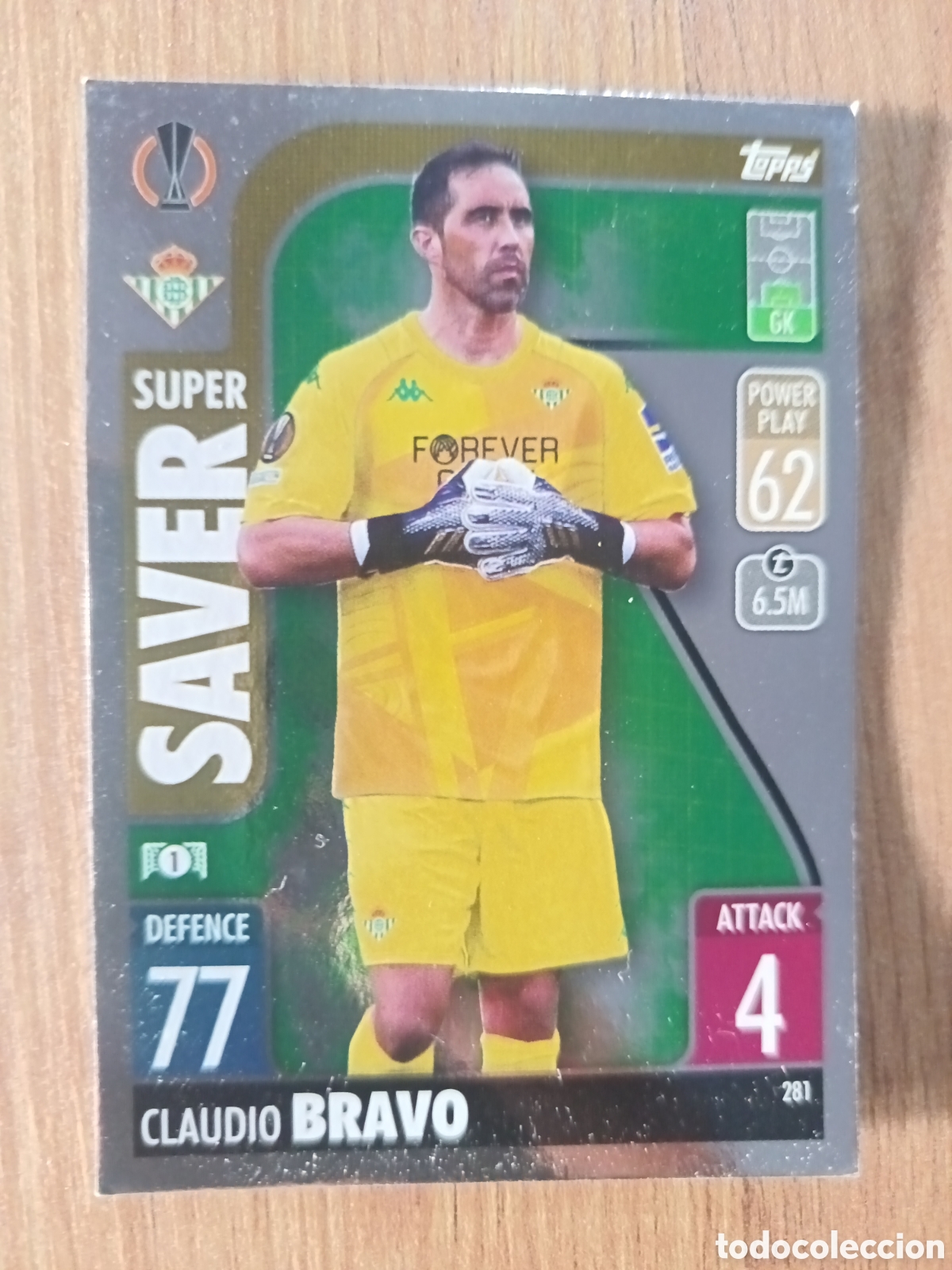 Cromos de f&uacute;tbol: 281 Bravo CHAMPIONS LEAGUE MATCH ATTAX TOPPS 2021-2022 21-22