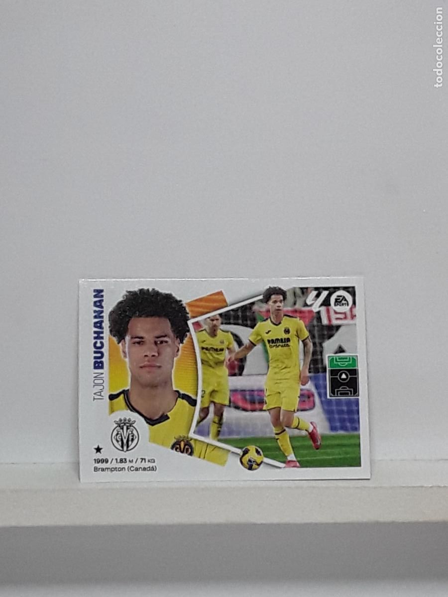 Cromos de f&uacute;tbol: LALIGA ESTE 2024 2025 EA SPORTS 24 25 ALBUM PANINI LIGA N 40 VILLARREAL MERCADO INVIERNO BUCHANAN