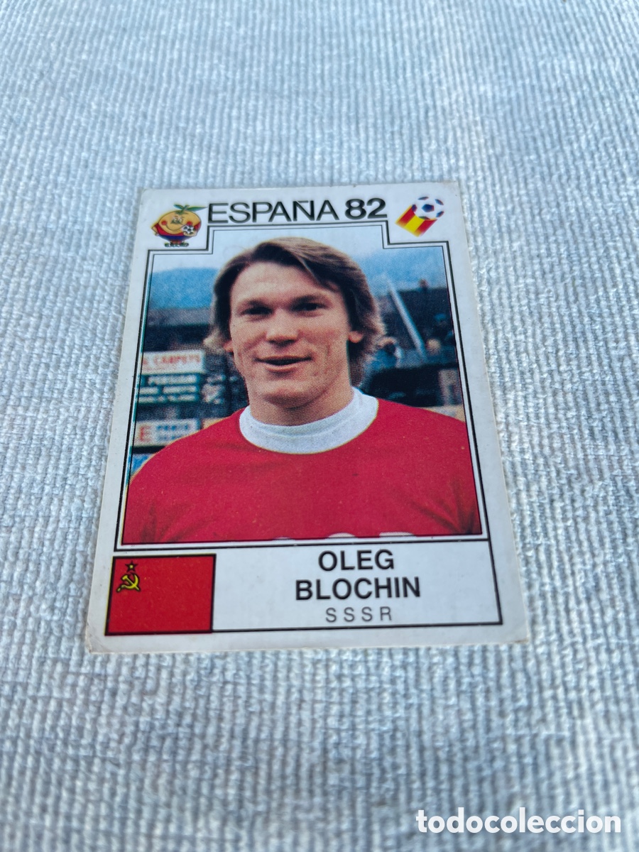 Cromos de f&uacute;tbol: ESPA&Ntilde;A 82 cromo 399 OLEG BLOCHIN Sin Pegar