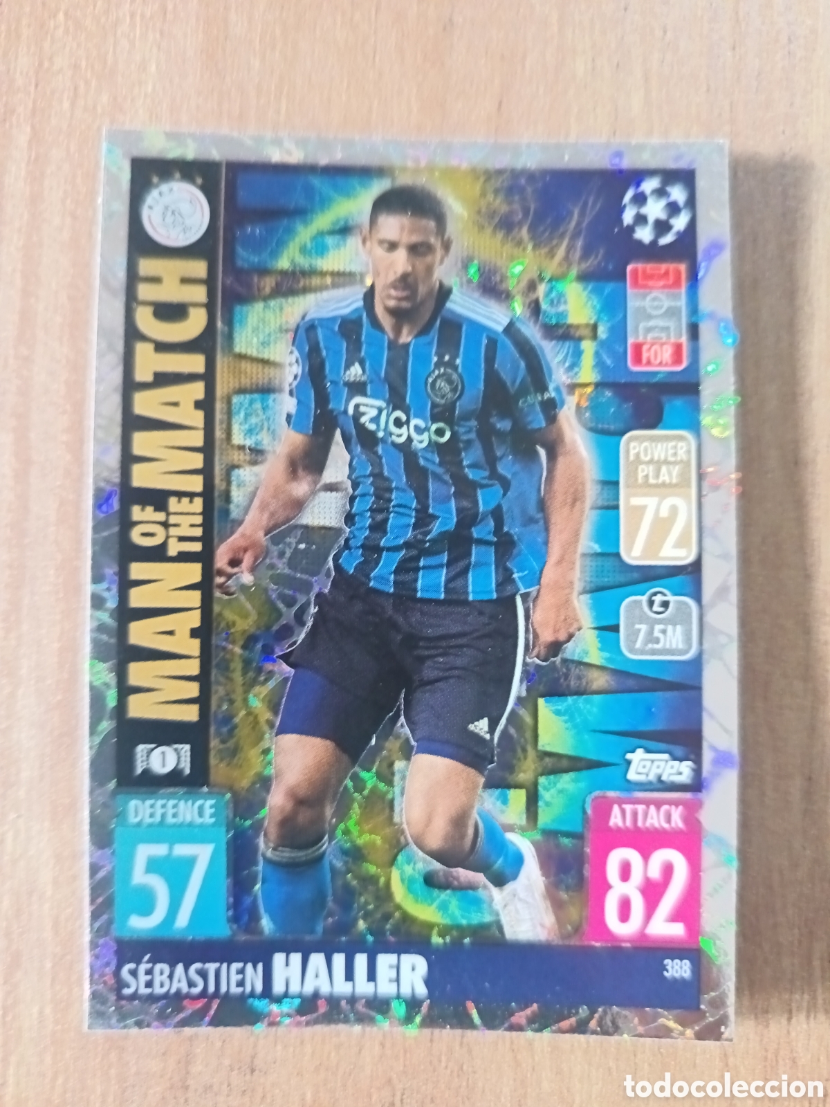 Cromos de f&uacute;tbol: 388 Haller CHAMPIONS LEAGUE MATCH ATTAX TOPPS 2021-2022 21-22