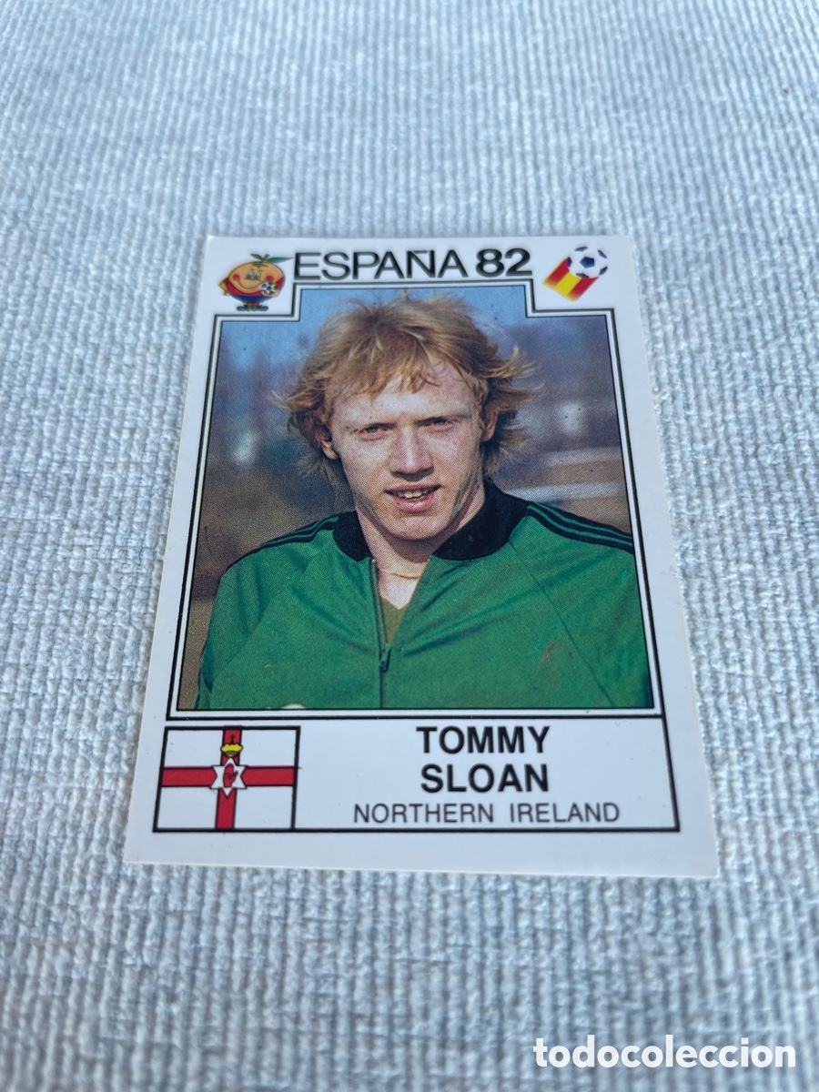 Cromos de f&uacute;tbol: ESPA&Ntilde;A 82 cromo 344 TOMMY SLOAN Sin Pegar