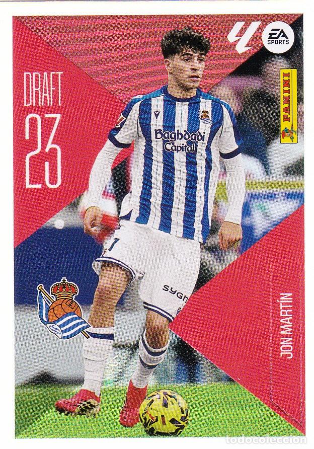 Cromos de f&uacute;tbol: ESTE 2026-27 * JON MART&Iacute;N * DRAFT 23 N&ordm; 13 - DEL REAL SOCIEDAD (NUEVO DE SOBRE) (A-20)