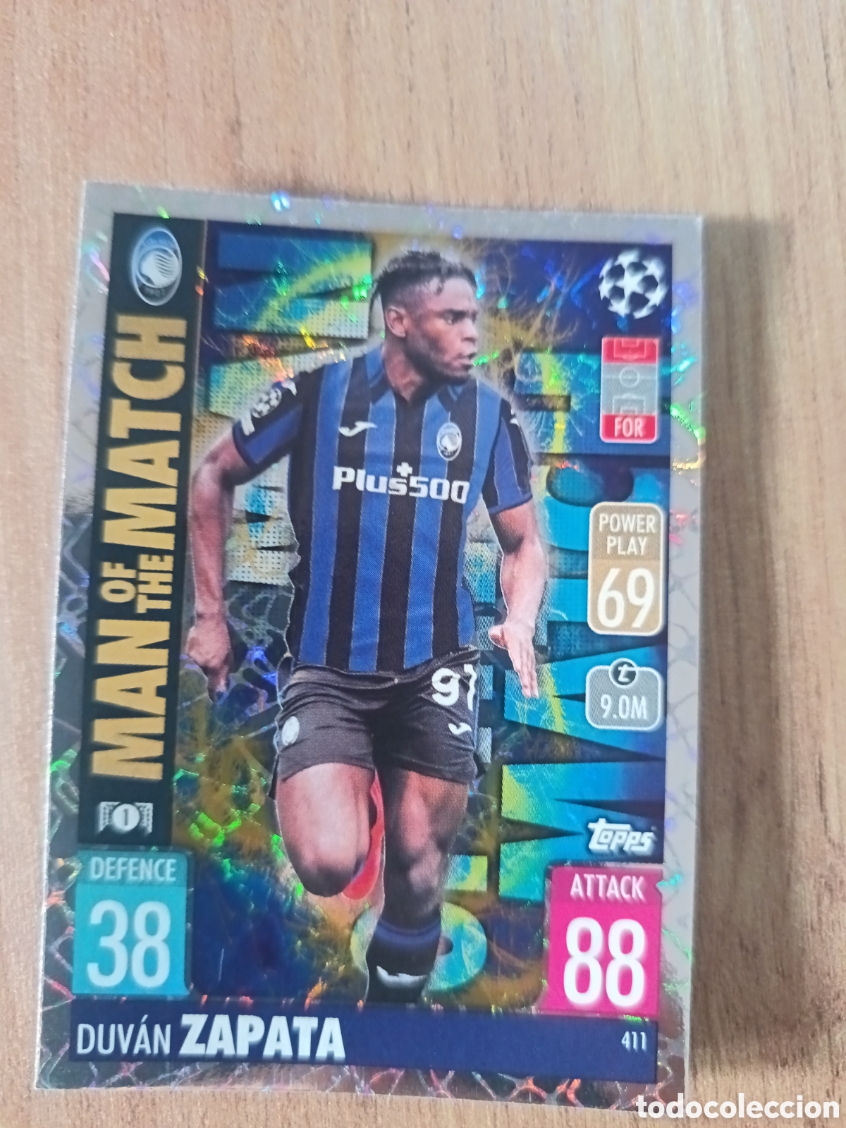 Cromos de Futebol: 411 Zapata CHAMPIONS LEAGUE MATCH ATTAX TOPPS 2021-2022 21-22