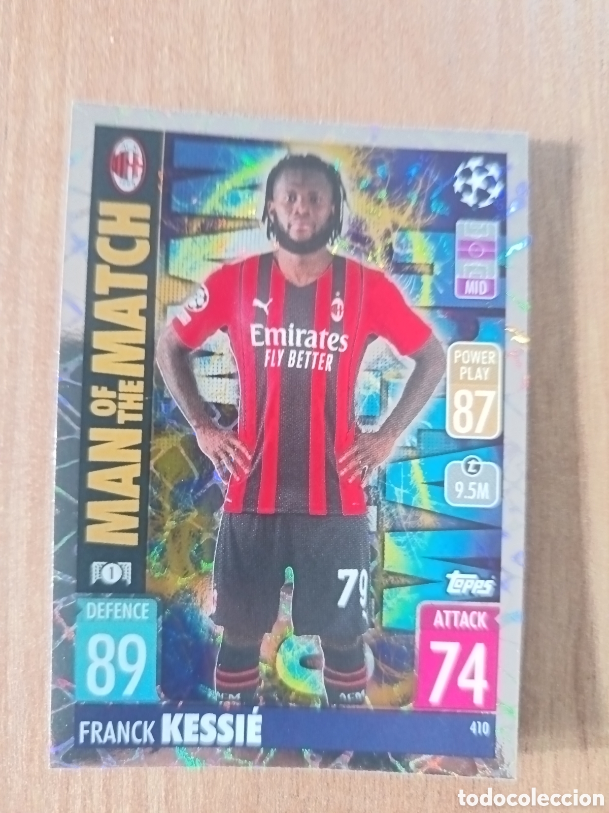 Fu&szlig;ball-Sticker: 410 Kessie CHAMPIONS LEAGUE MATCH ATTAX TOPPS 2021-2022 21-22