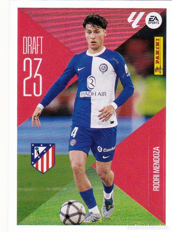 Cromos de f&uacute;tbol: ESTE 2026-27 * RODRI MENDOZA * DRAFT 23 N&ordm; 21 - DEL AT. MADRID (NUEVO DE SOBRE) (A-20)