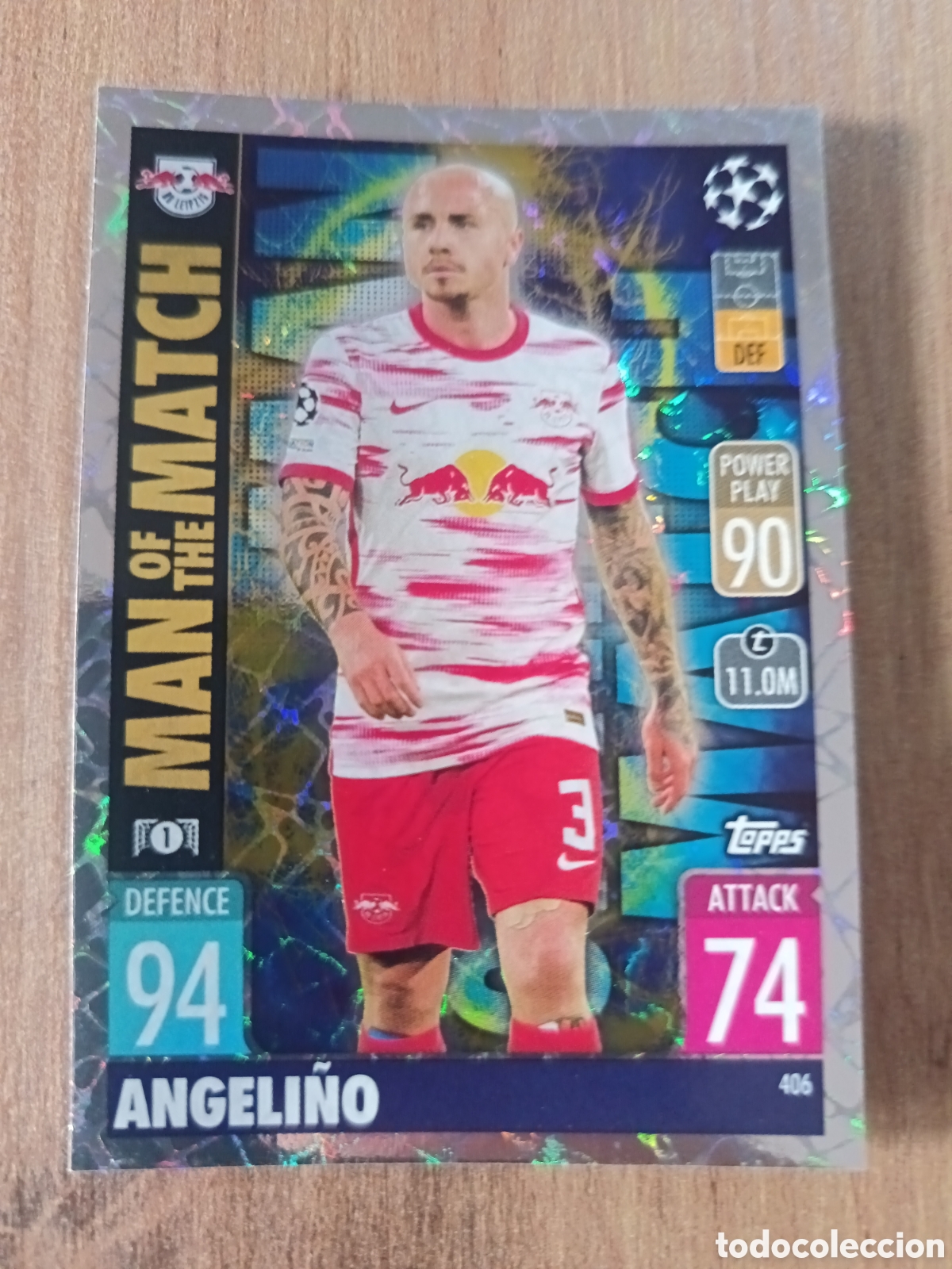Figurine di Calcio: 406 Angeli&ntilde;o CHAMPIONS LEAGUE MATCH ATTAX TOPPS 2021-2022 21-22