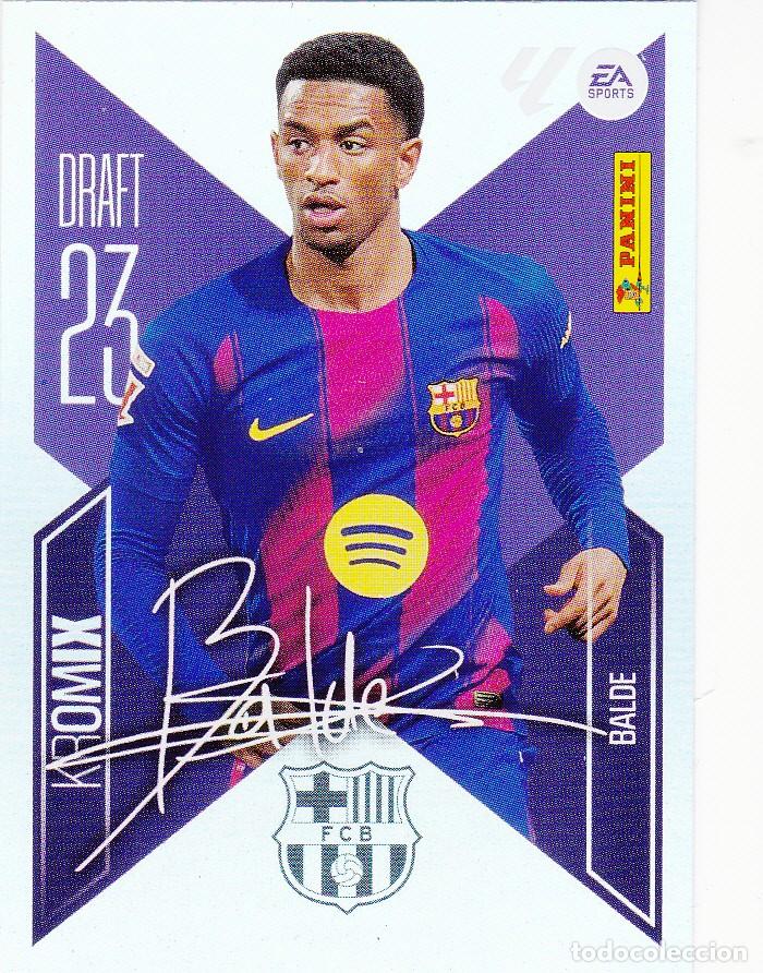 Cromos de f&uacute;tbol: ESTE 2026-27 * BALDE * DRAFT 23 KROMIX K 2 - DEL BARCELONA (NUEVO DE SOBRE) (A-20)