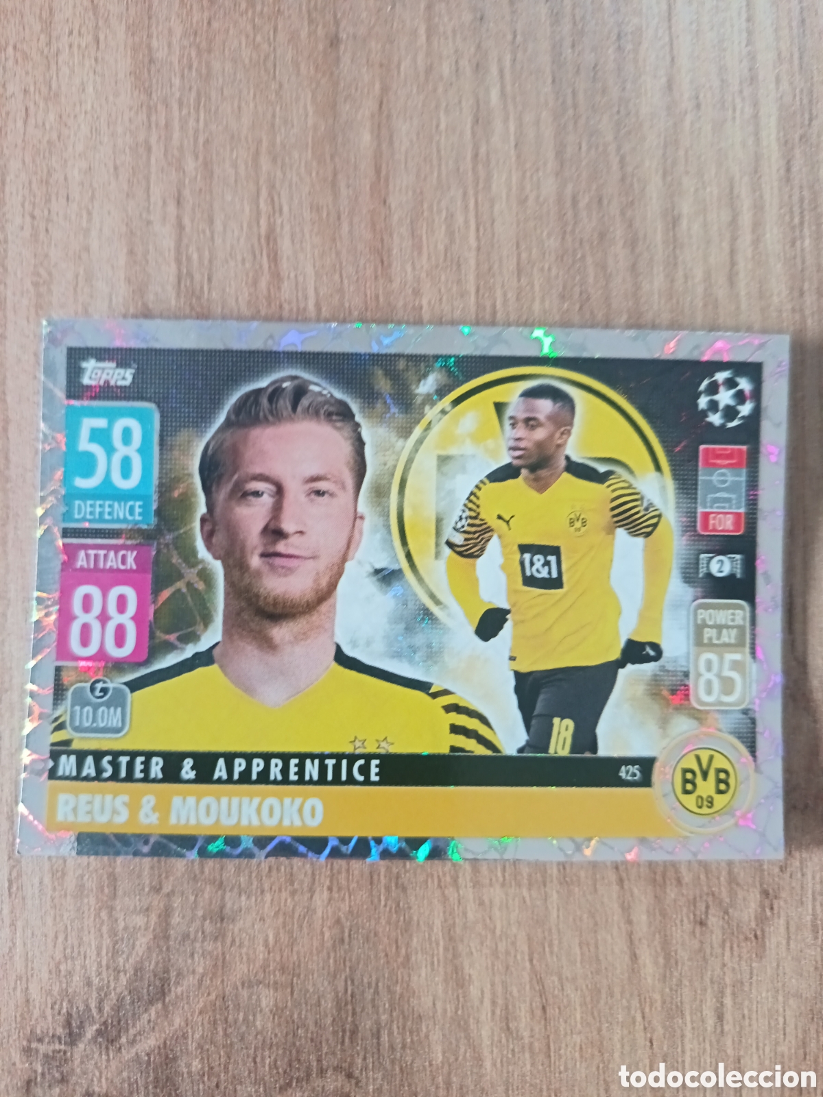 Cromos de f&uacute;tbol: 425 Reus CHAMPIONS LEAGUE MATCH ATTAX TOPPS 2021-2022 21-22
